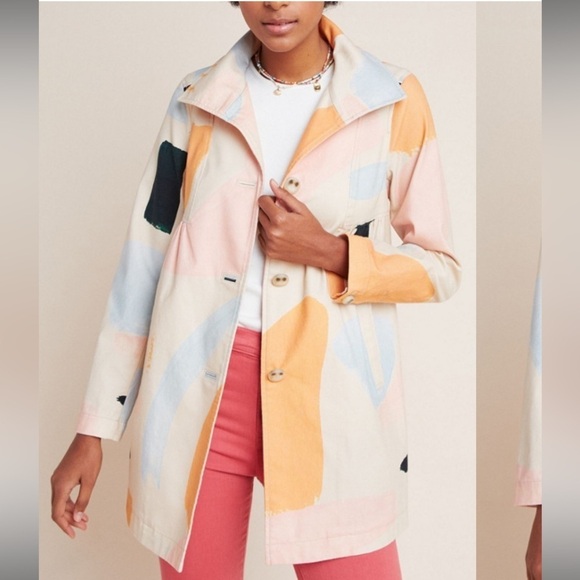 Anthropologie Jackets & Blazers - Anthropologie x Moglea Daybreak Trench Coat size 8